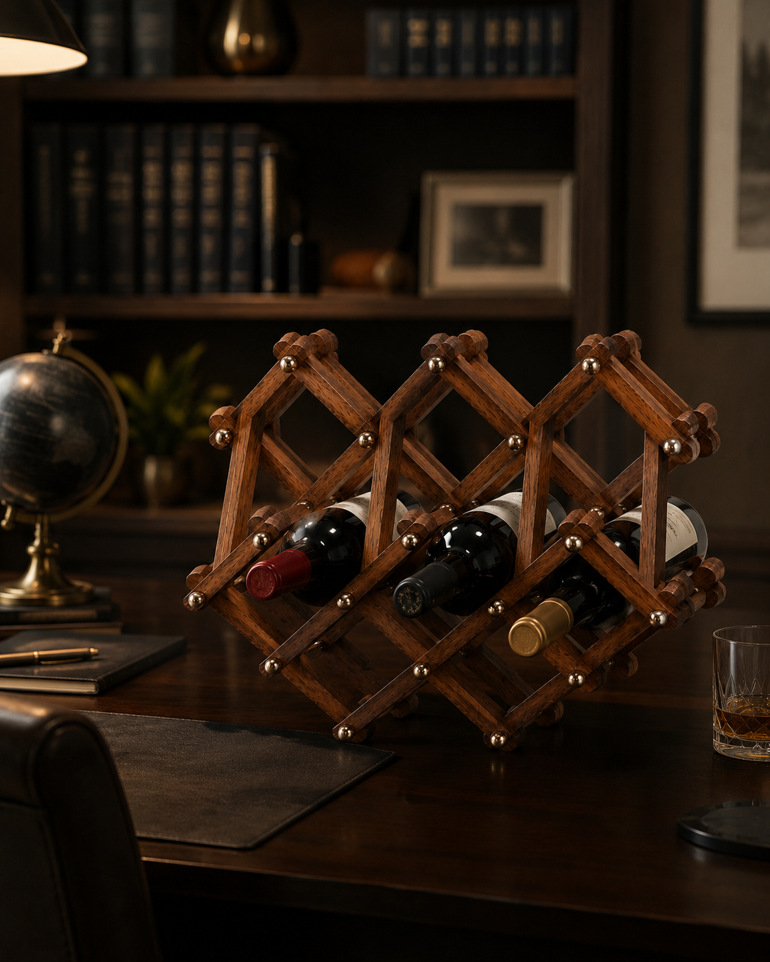 Imara Expandable Wine Rack — handcrafted African furniture by 2030 furniture  in Kenya