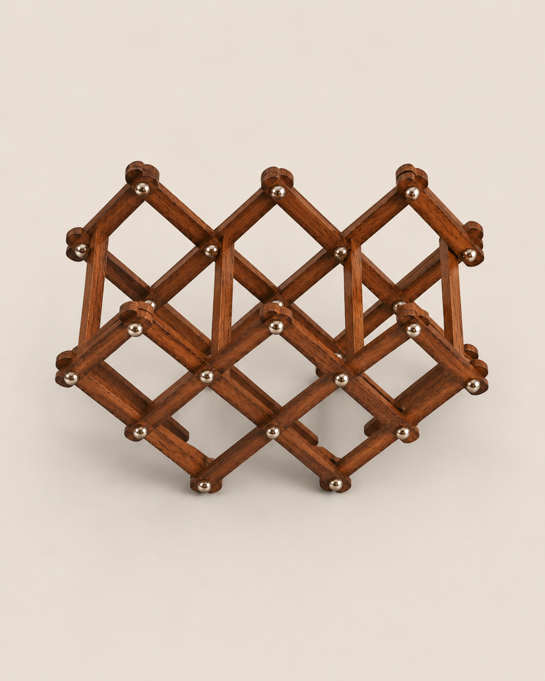 Imara Expandable Wine Rack — handcrafted African furniture by 2030 furniture  in Kenya (view 2)