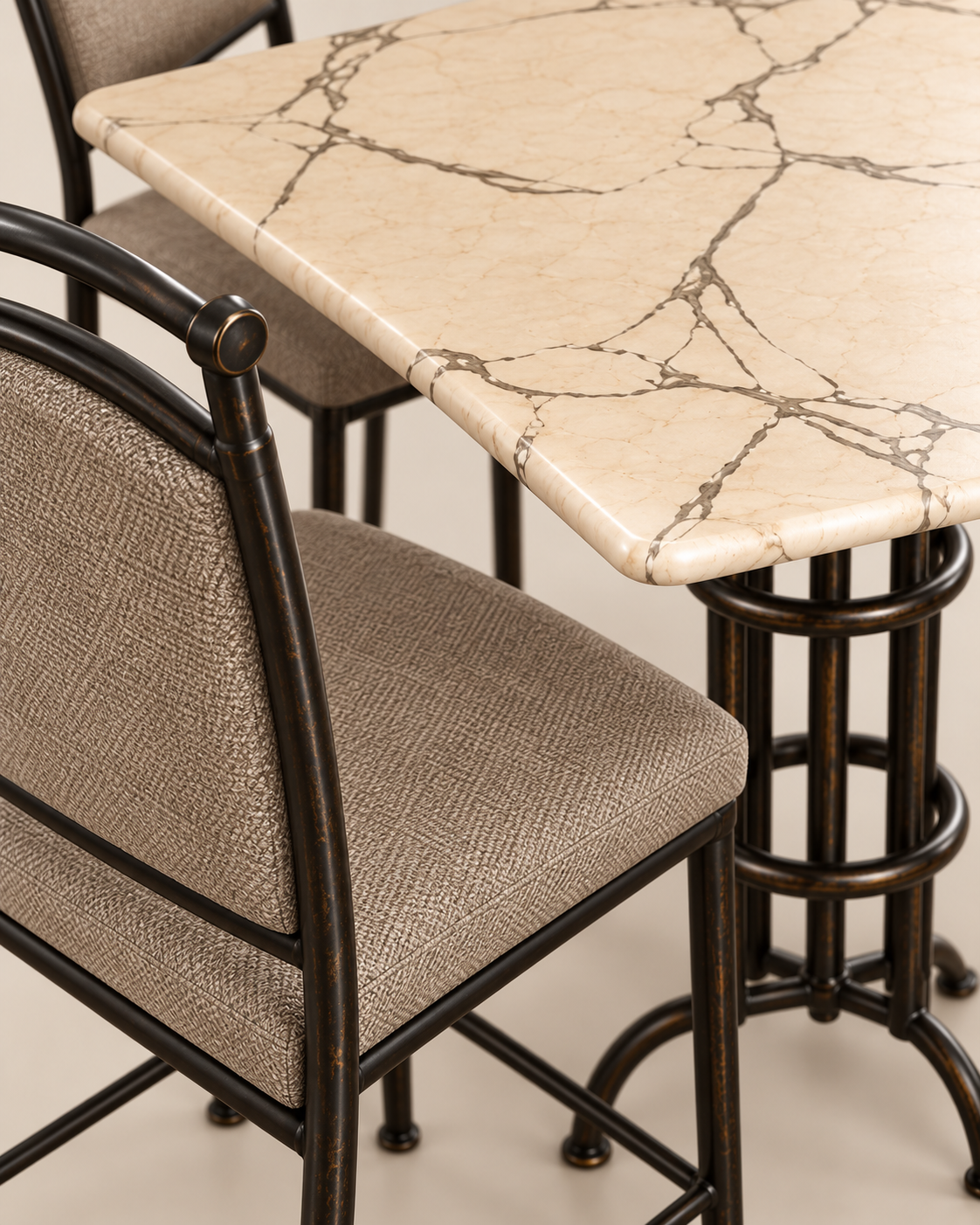 Dedani Dining Table — handcrafted African furniture by Mamboline enterprise in Kenya (view 4)