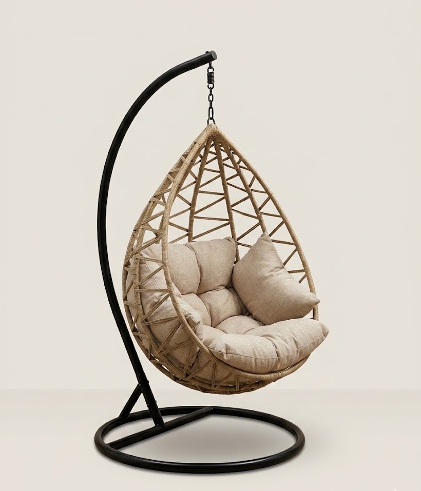 Mbingu Hammock Swing — handcrafted African outdoor by JB.masaku in Kenya