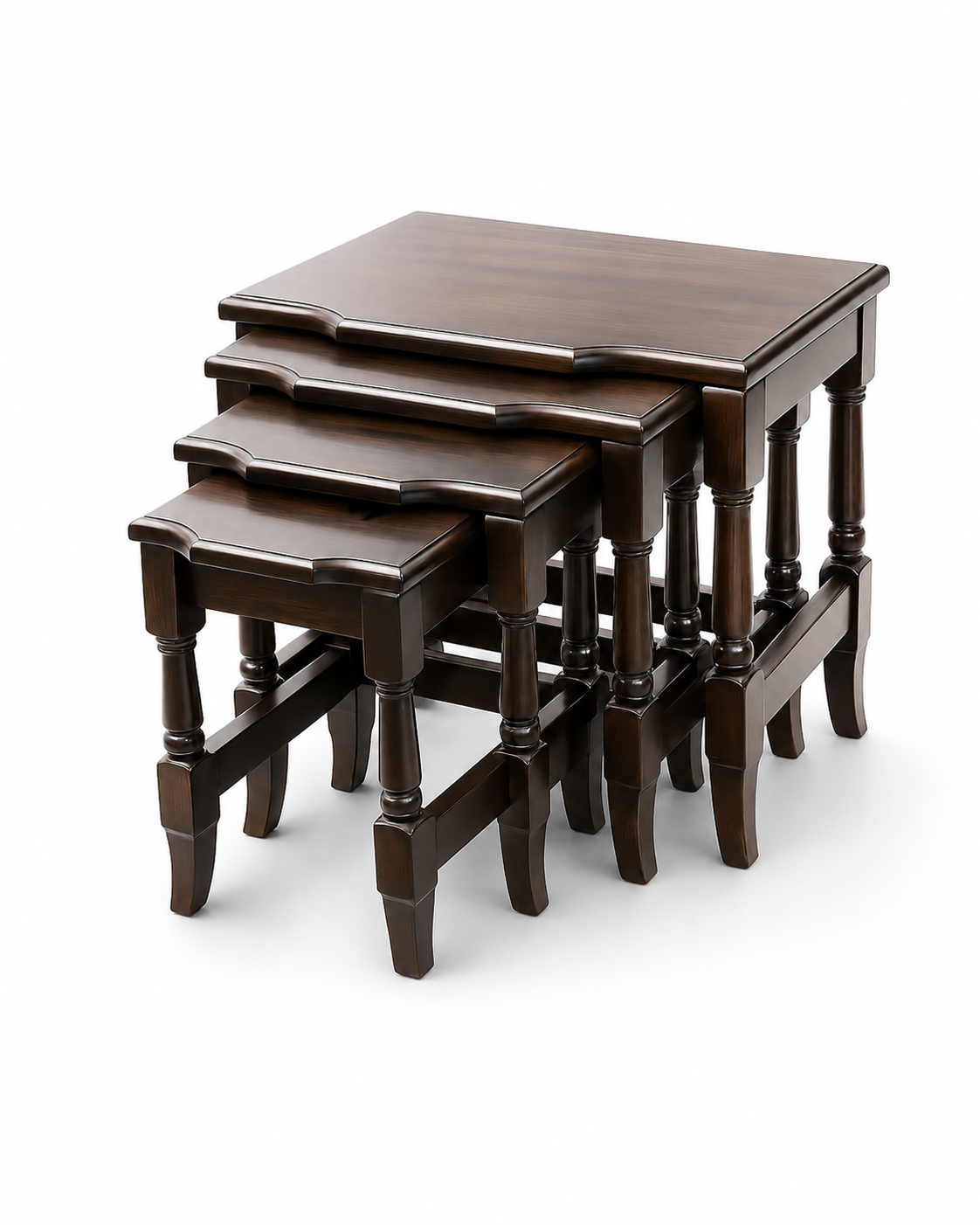 Saba Nesting Tables — handcrafted African furniture by John furniture  in Kenya (view 2)