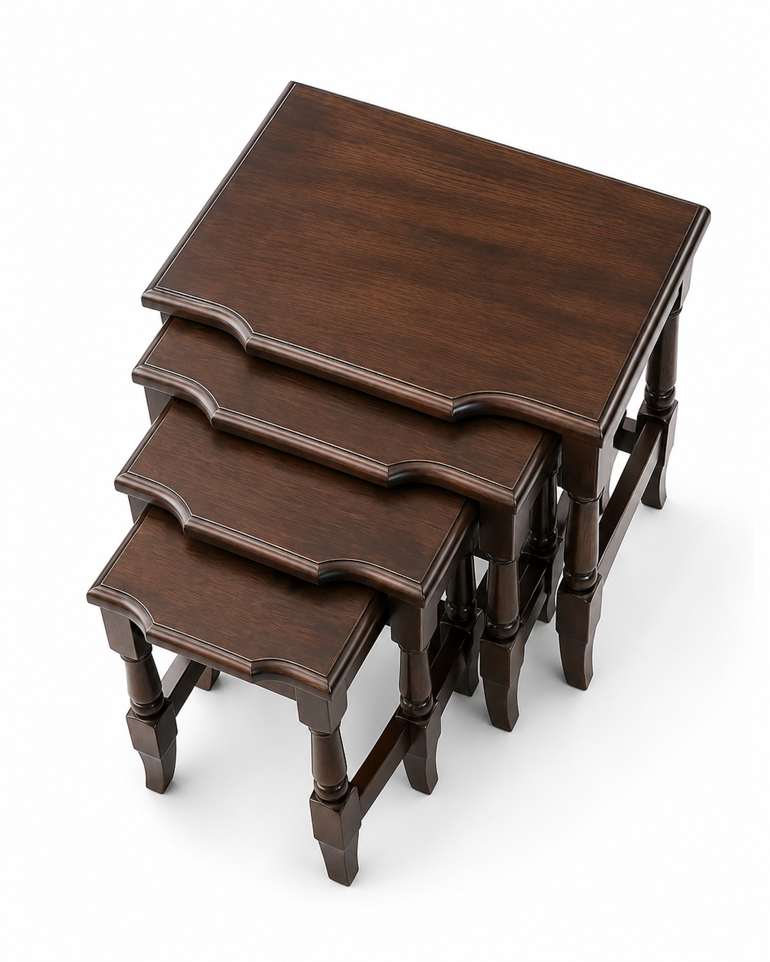 Saba Nesting Tables — handcrafted African furniture by John furniture  in Kenya