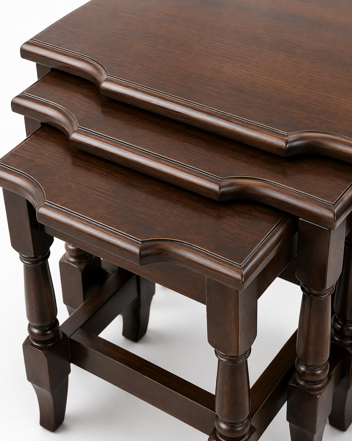 Saba Nesting Tables — handcrafted African furniture by John furniture  in Kenya (view 3)
