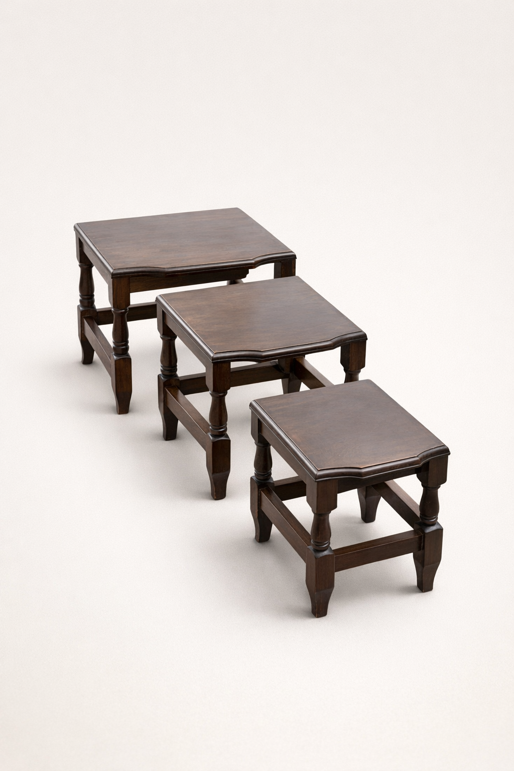 Kitovu Nest of Stools — handcrafted African furniture by Zakayo Elgon furniture  in Kenya (view 2)