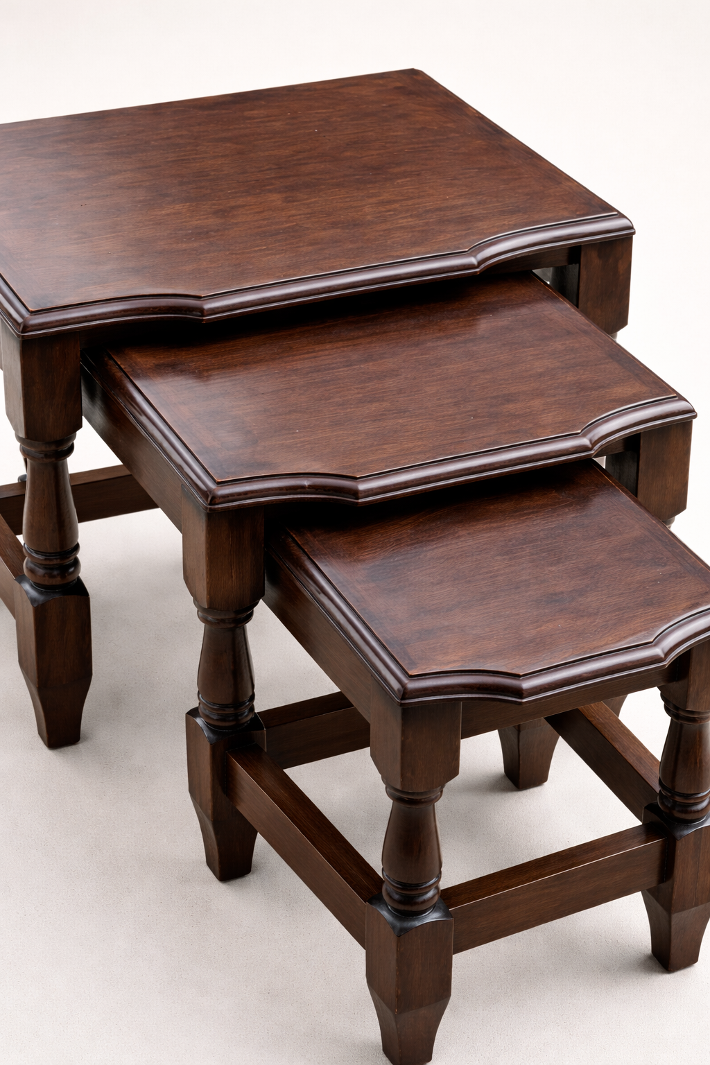 Kitovu Nest of Stools — handcrafted African furniture by Zakayo Elgon furniture  in Kenya (view 3)