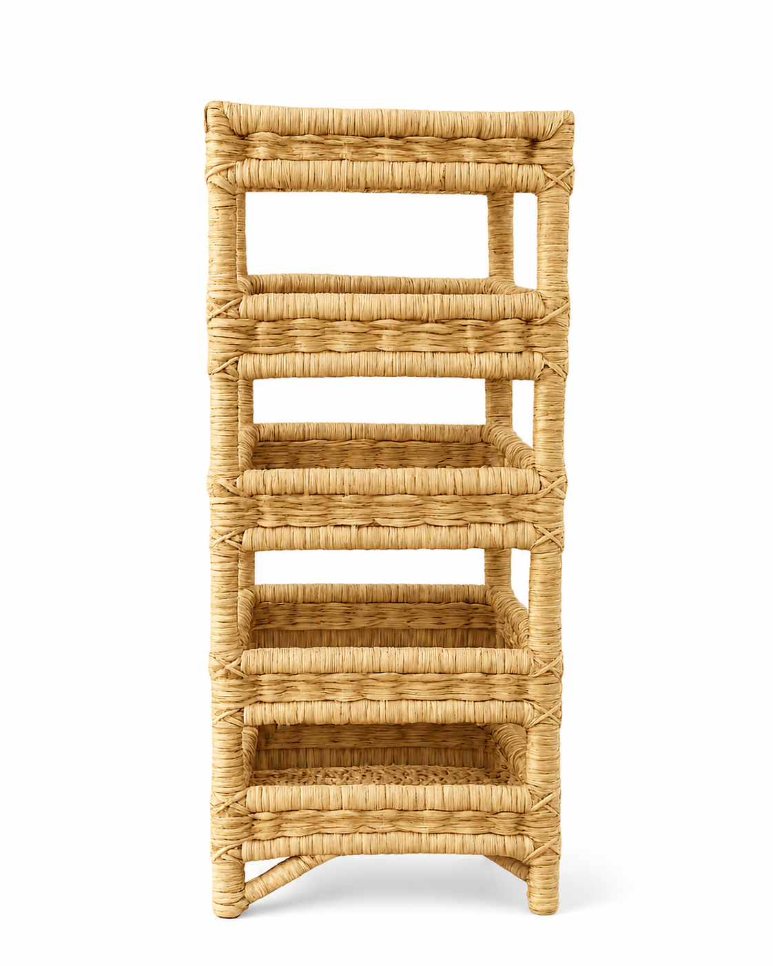 Bweka Sisal Tiered Shelf — handcrafted African furniture by Joseph craft in Kenya