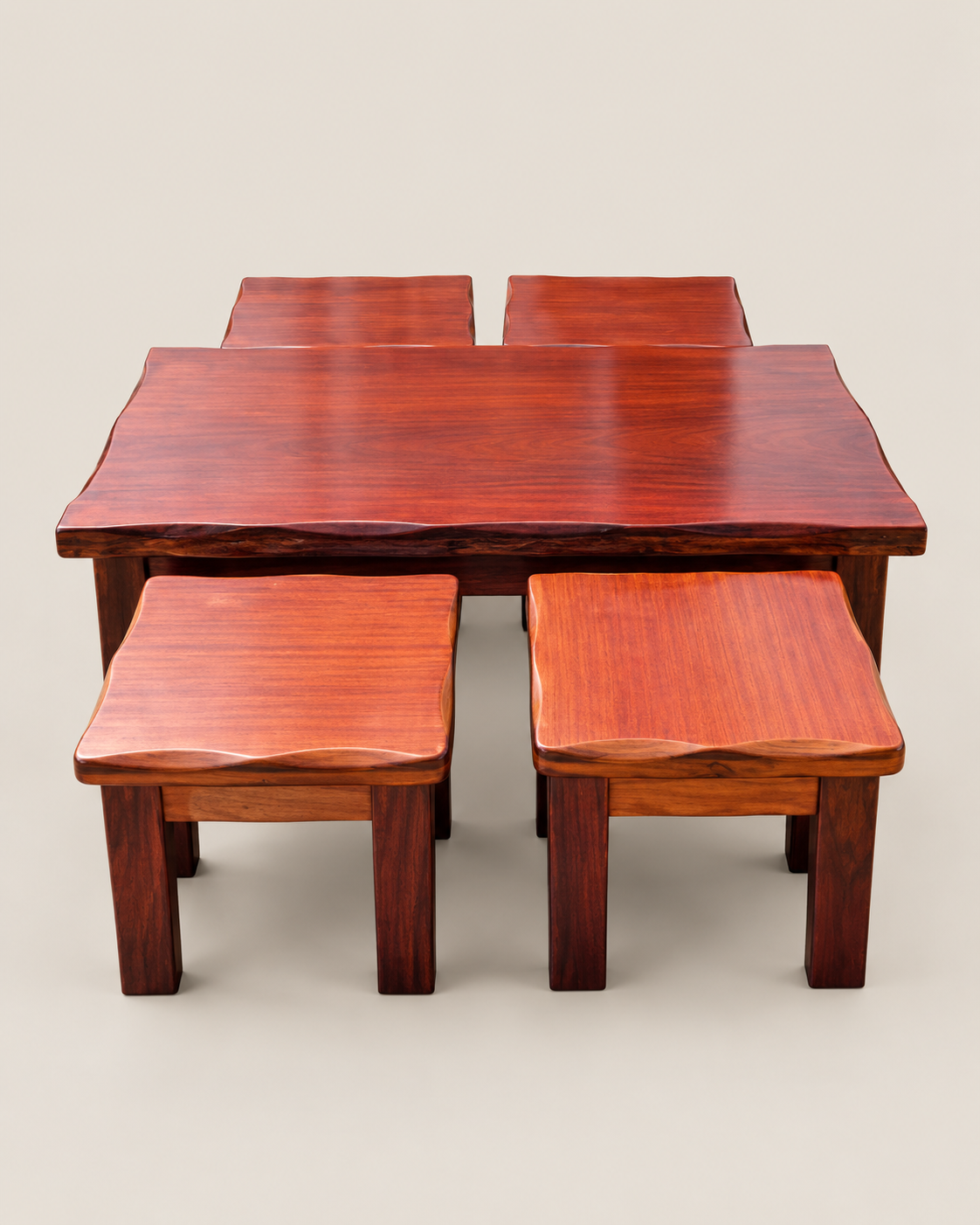 Sokoni Dining Table — handcrafted African furniture by Dezna enterprise in Kenya (view 3)