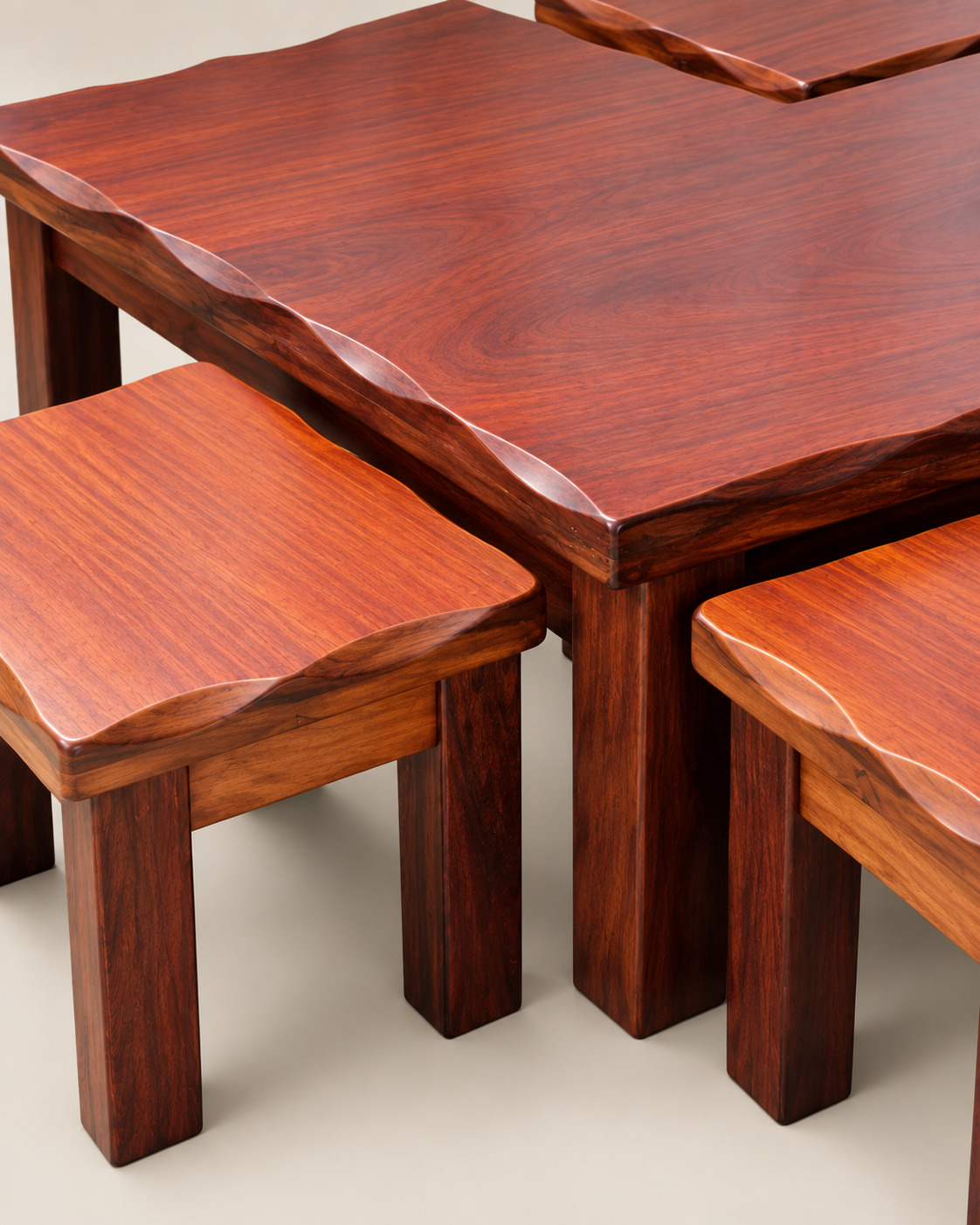 Sokoni Dining Table — handcrafted African furniture by Dezna enterprise in Kenya (view 4)