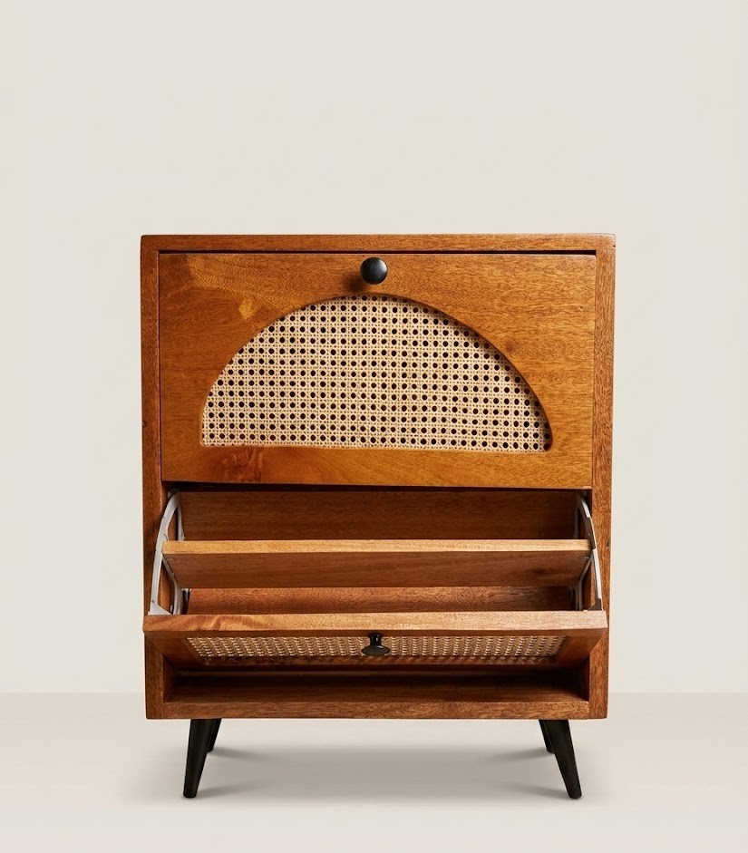 Beda Modernist Nightstand — handcrafted African furniture by Mt sinai in Kenya (view 2)
