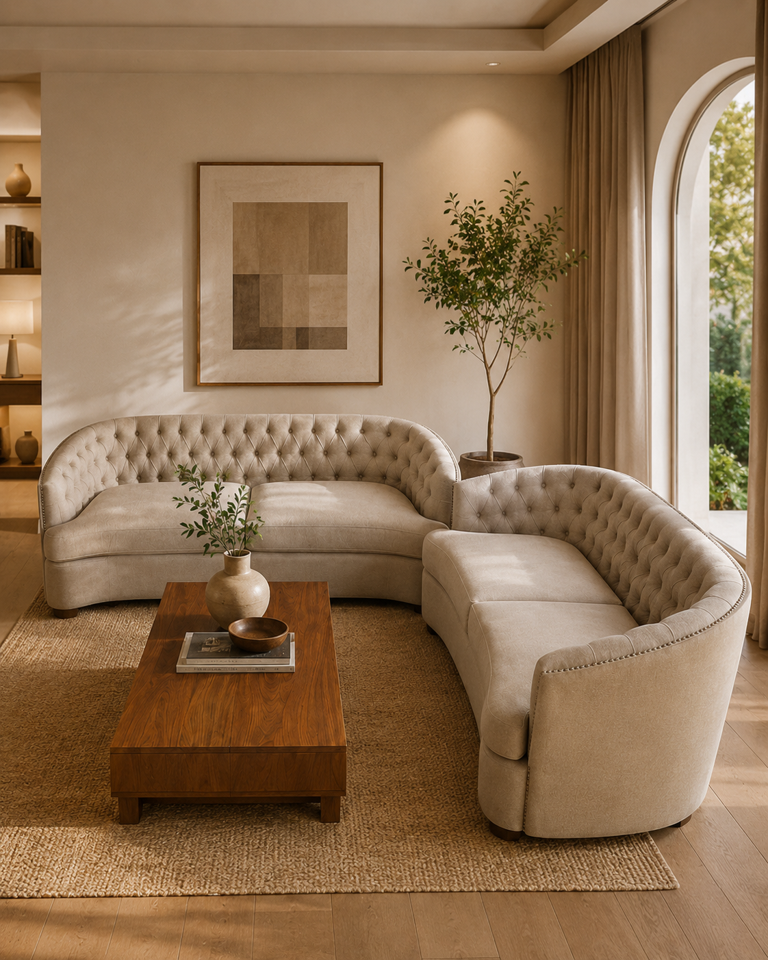 Jabari Heritage Sofa Set — handcrafted African furniture by King Basu furniture and Decor  in Kenya