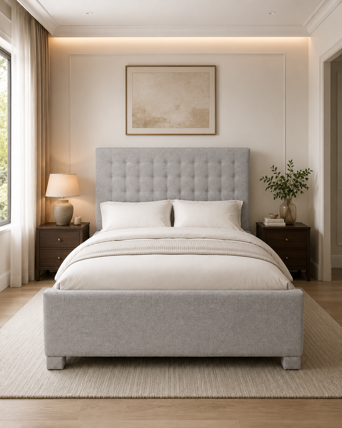 5 by 6 Tembea Bed — handcrafted African furniture by The MI Interiors  in Kenya