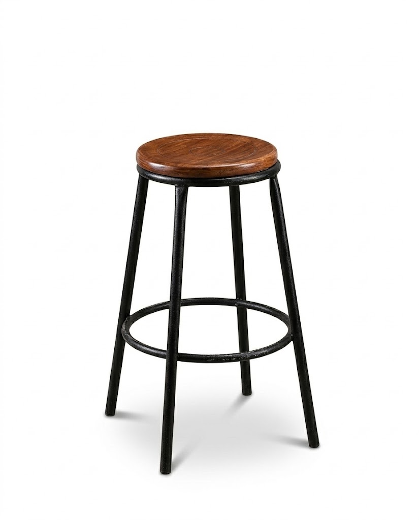 Mbila Bar Stool — handcrafted African furniture by Zidanekisilu148 in Kenya