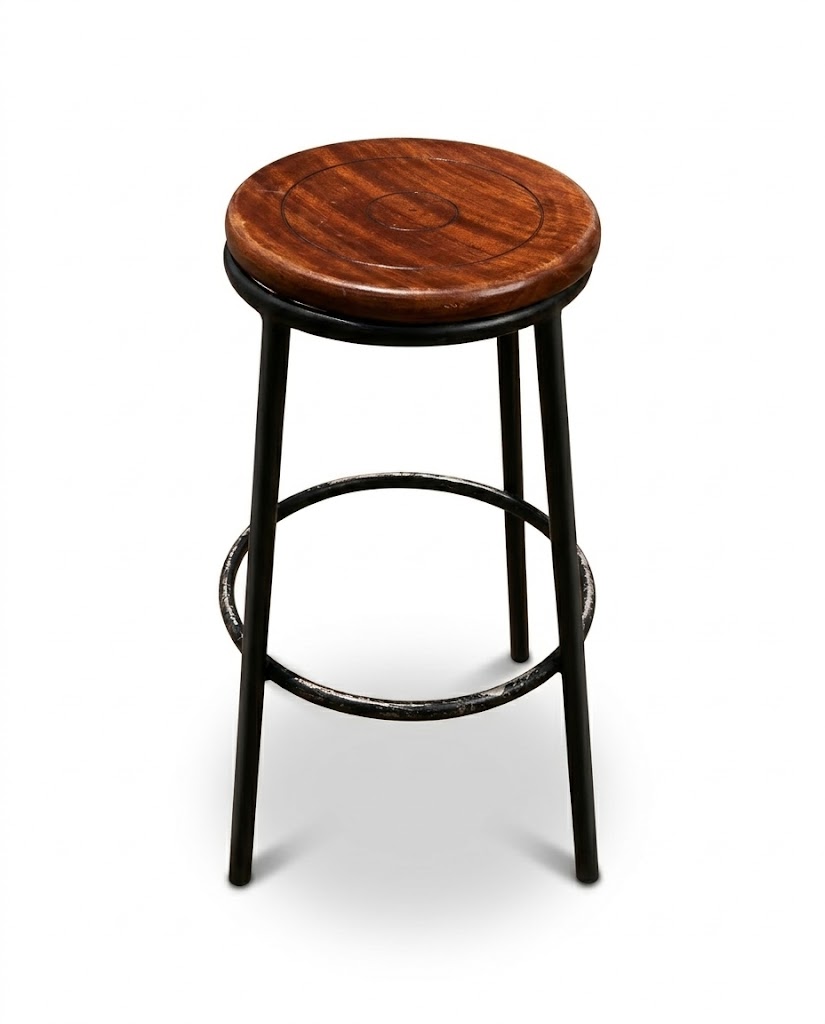Mbila Bar Stool — handcrafted African furniture by Zidanekisilu148 in Kenya (view 2)