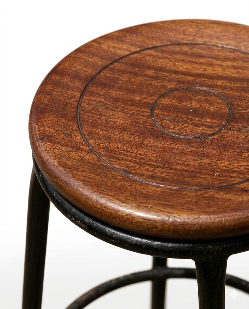 Mbila Bar Stool — handcrafted African furniture by Zidanekisilu148 in Kenya (view 3)