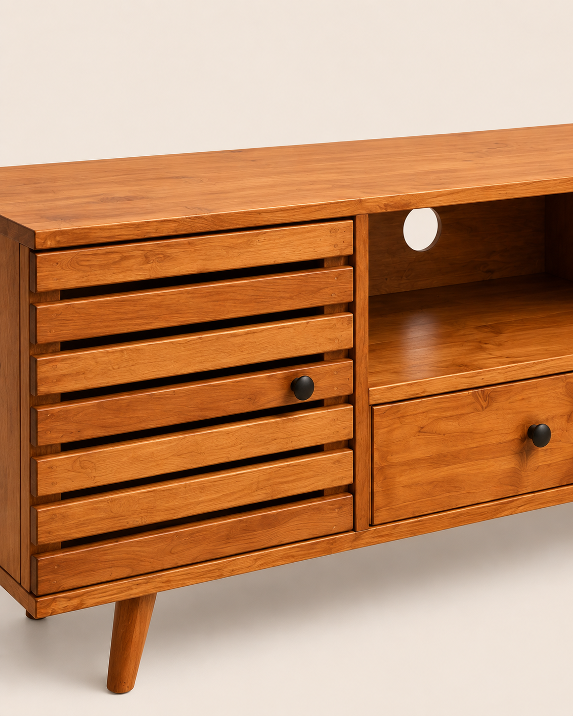 Baozara Media Console — handcrafted African furniture by Koyo furniture in Kenya (view 3)