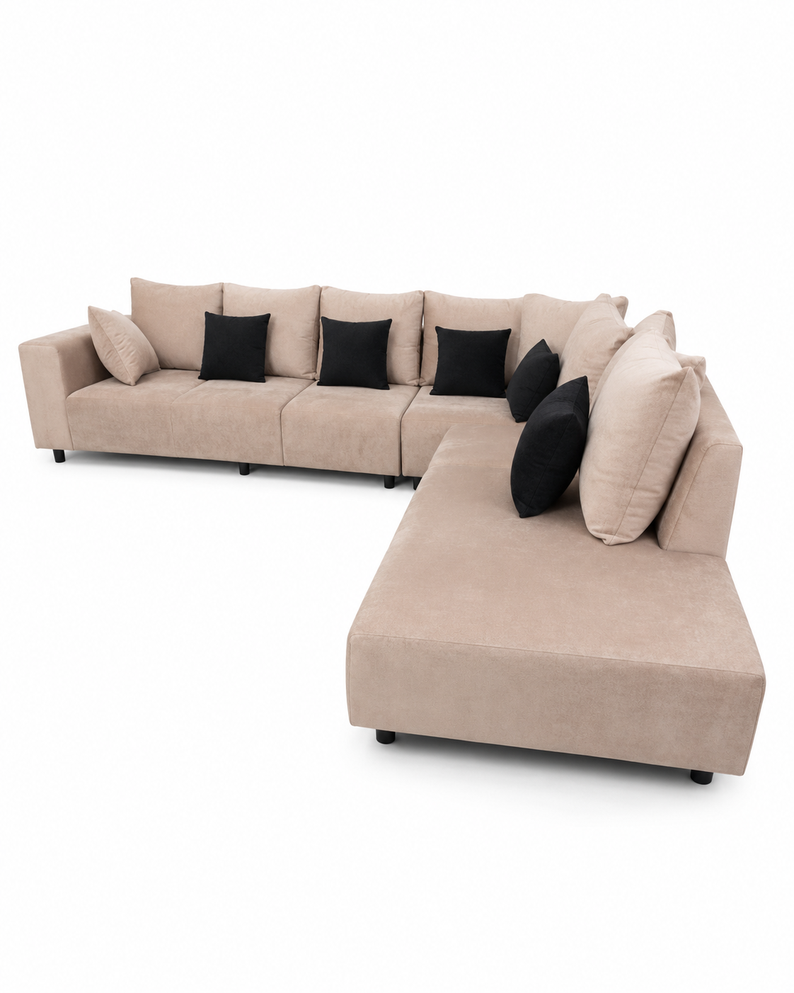 6 Seater Sectional Sofa — handcrafted African furniture by Ojey's design limited in Kenya (view 2)