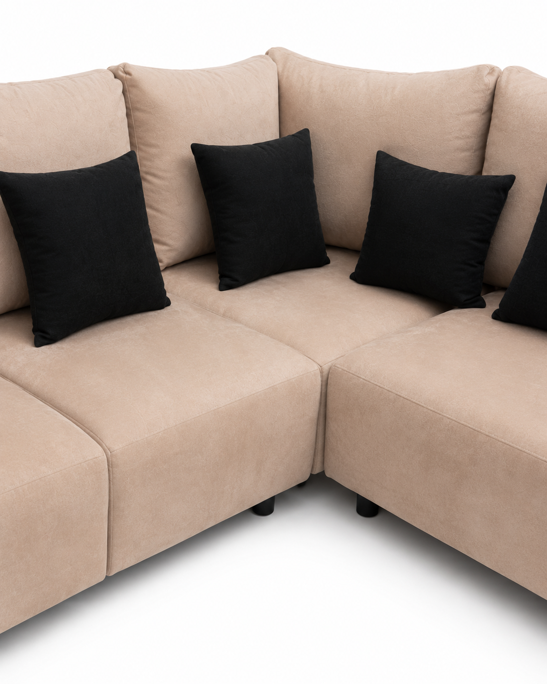 6 Seater Sectional Sofa — handcrafted African furniture by Ojey's design limited in Kenya (view 4)