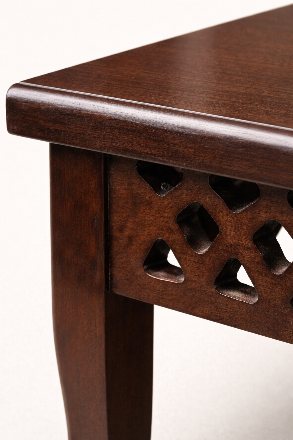 Sankara Side Table with Carved Detail — handcrafted African furniture by Akwalu Furniture  in Kenya (view 2)