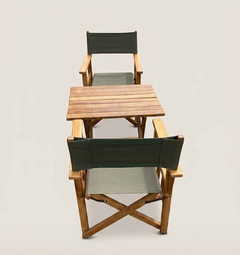 Beda Muringa Campaign Set — handcrafted African furniture by Ekram furniture in Kenya