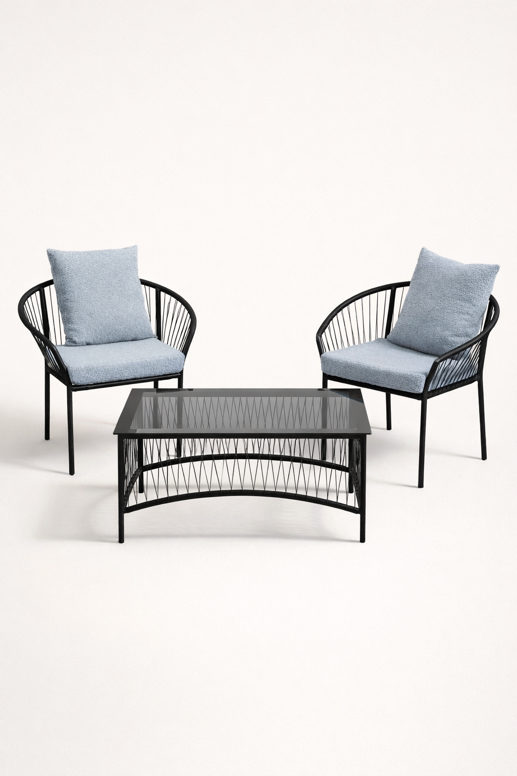 Balcony Seat | Huru Balcony Lounger Set — handcrafted African outdoor by Zidanekisilu148 in Kenya