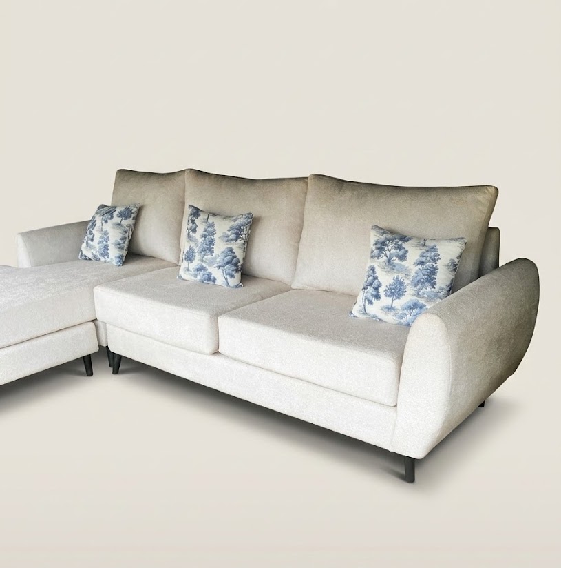 Jua L shaped sofa — handcrafted African furniture by Eq furniture  in Kenya (view 3)