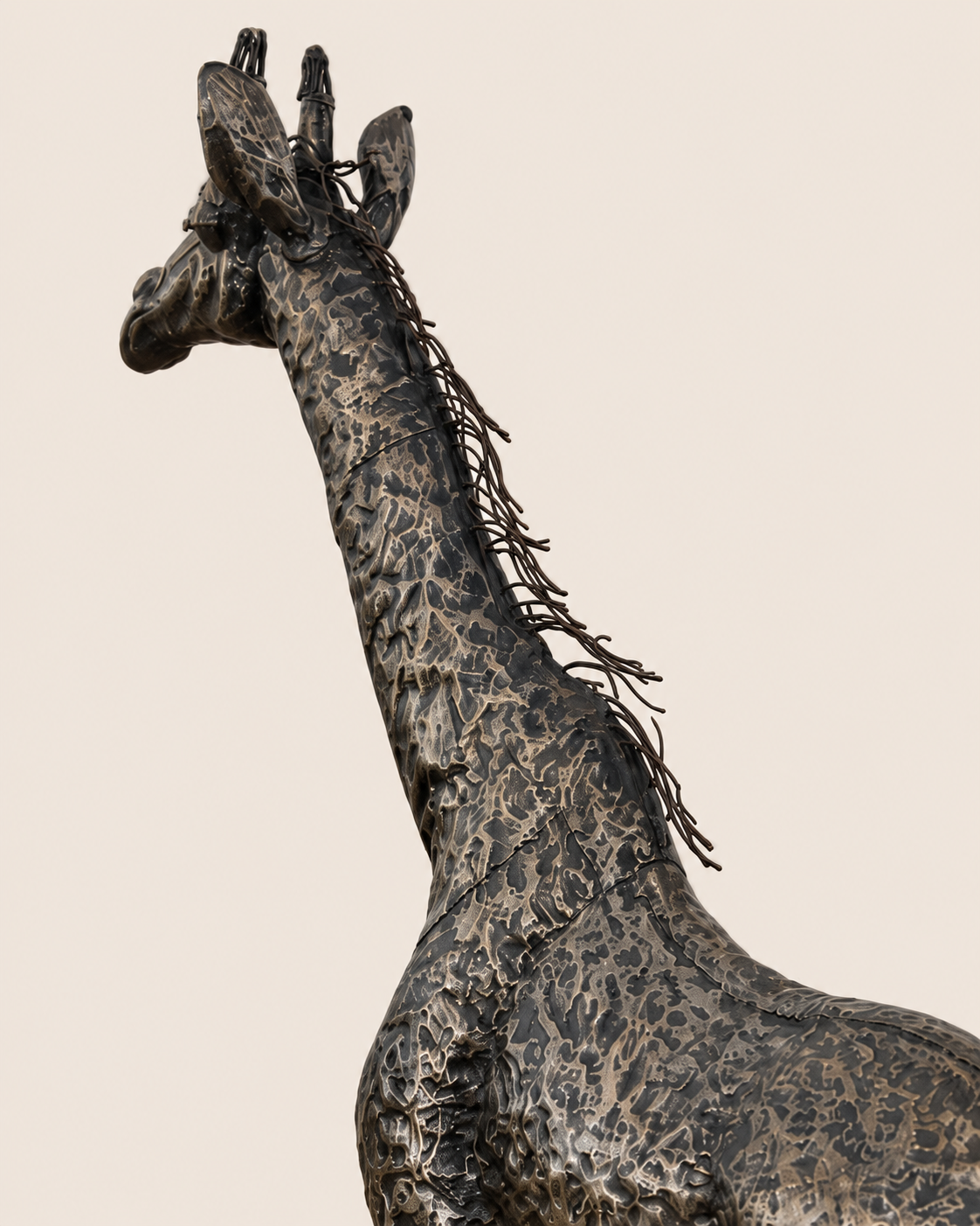 Didara Twiga Sculpture — handcrafted African outdoor by LUCZAI SCULPTURE  in Kenya (view 3)