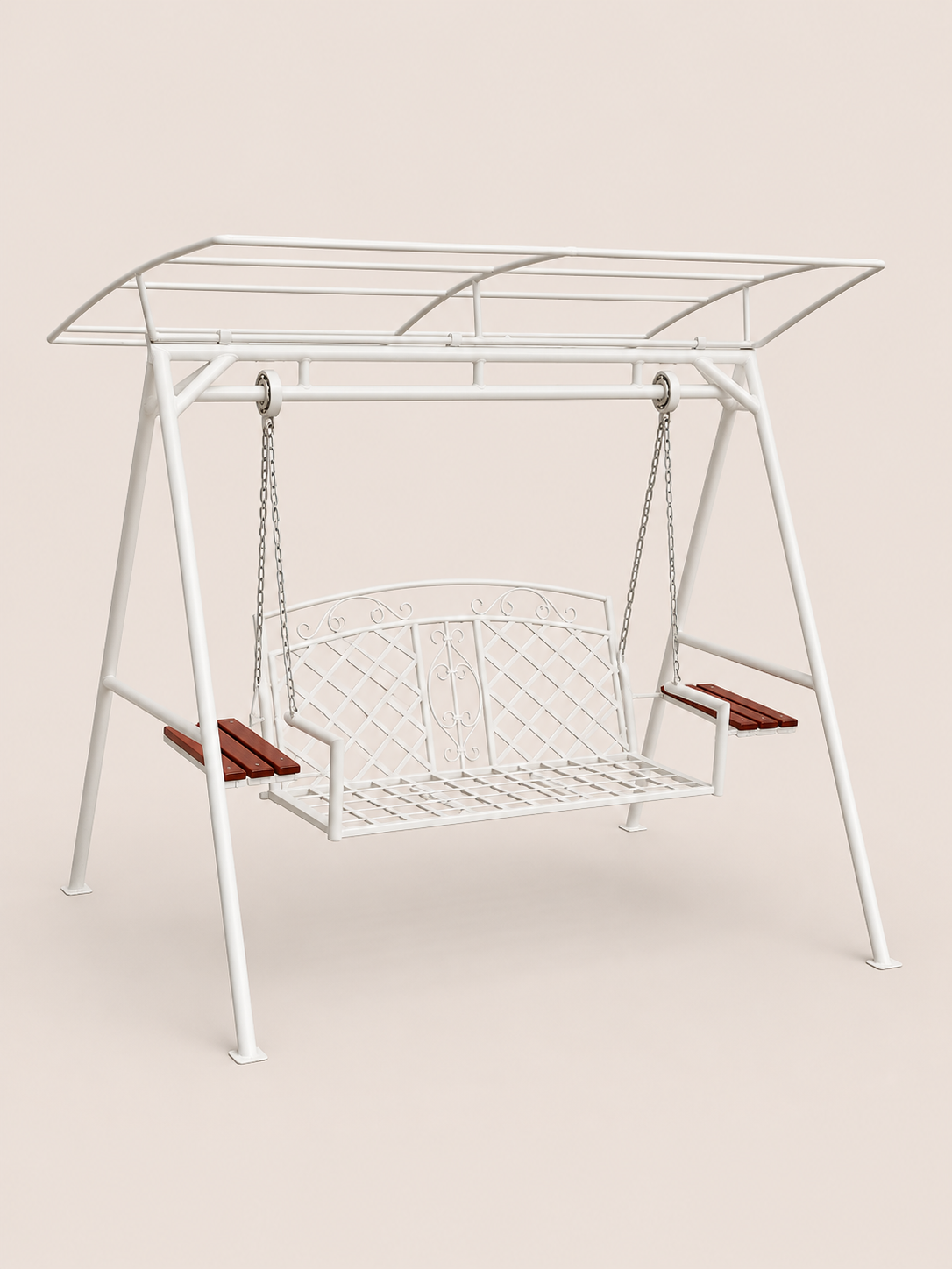 Thungo Garden Swing — handcrafted African outdoor by Unique metals sliders in Kenya (view 2)