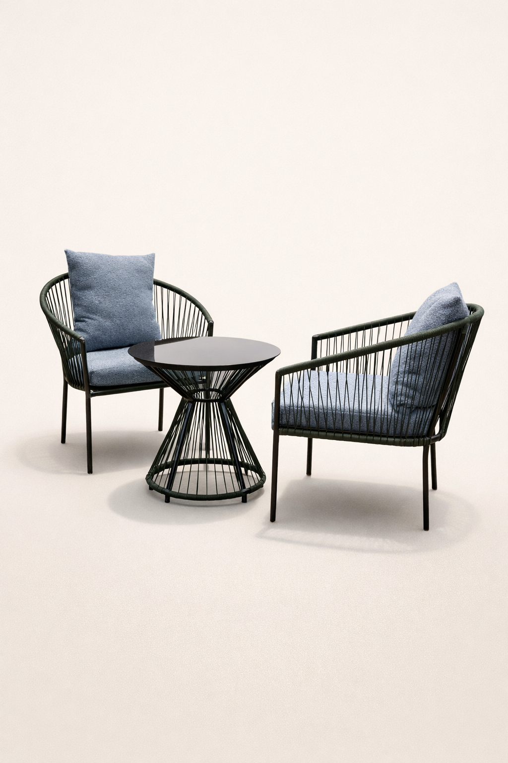 Balcony set: Msingi Woven Ensemble — handcrafted African outdoor by Zidanekisilu148 in Kenya