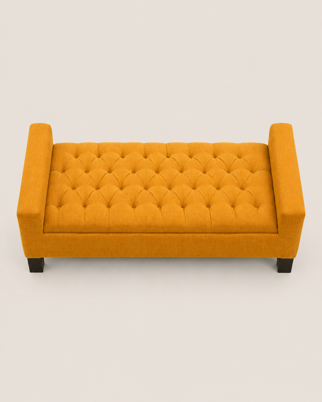 Fuata Tufted Ottoman — handcrafted African furniture by Bosco furniture  in Kenya (view 2)