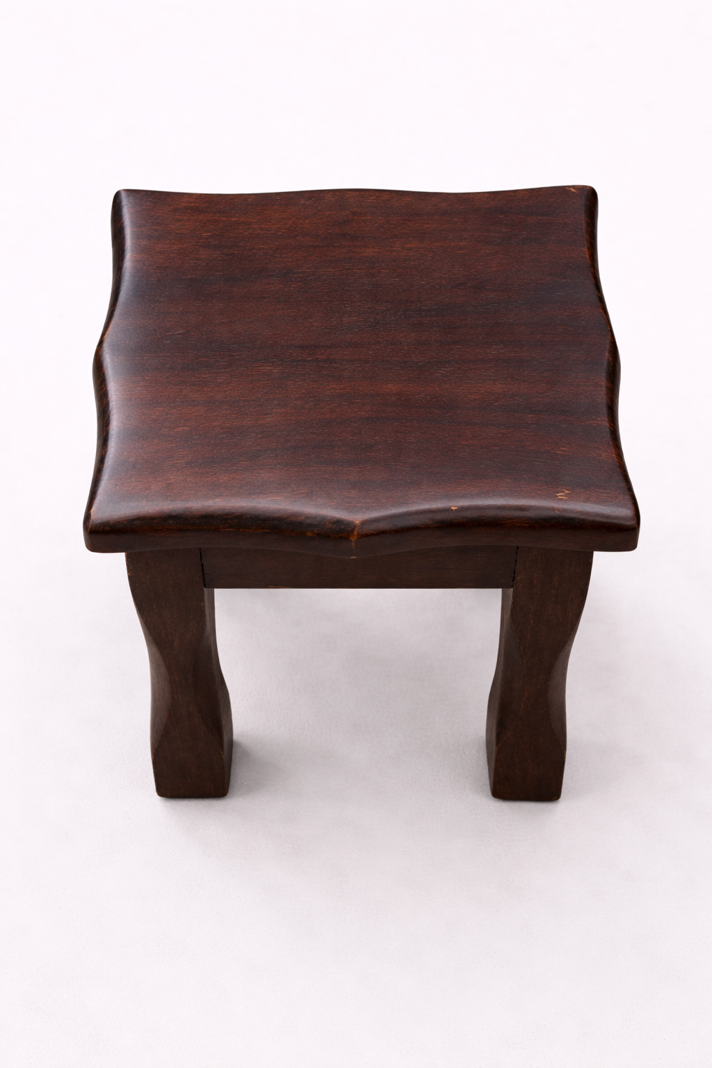 Kolwa Sculpted Stool — handcrafted African furniture by Sue Woodland furniture in Kenya (view 2)