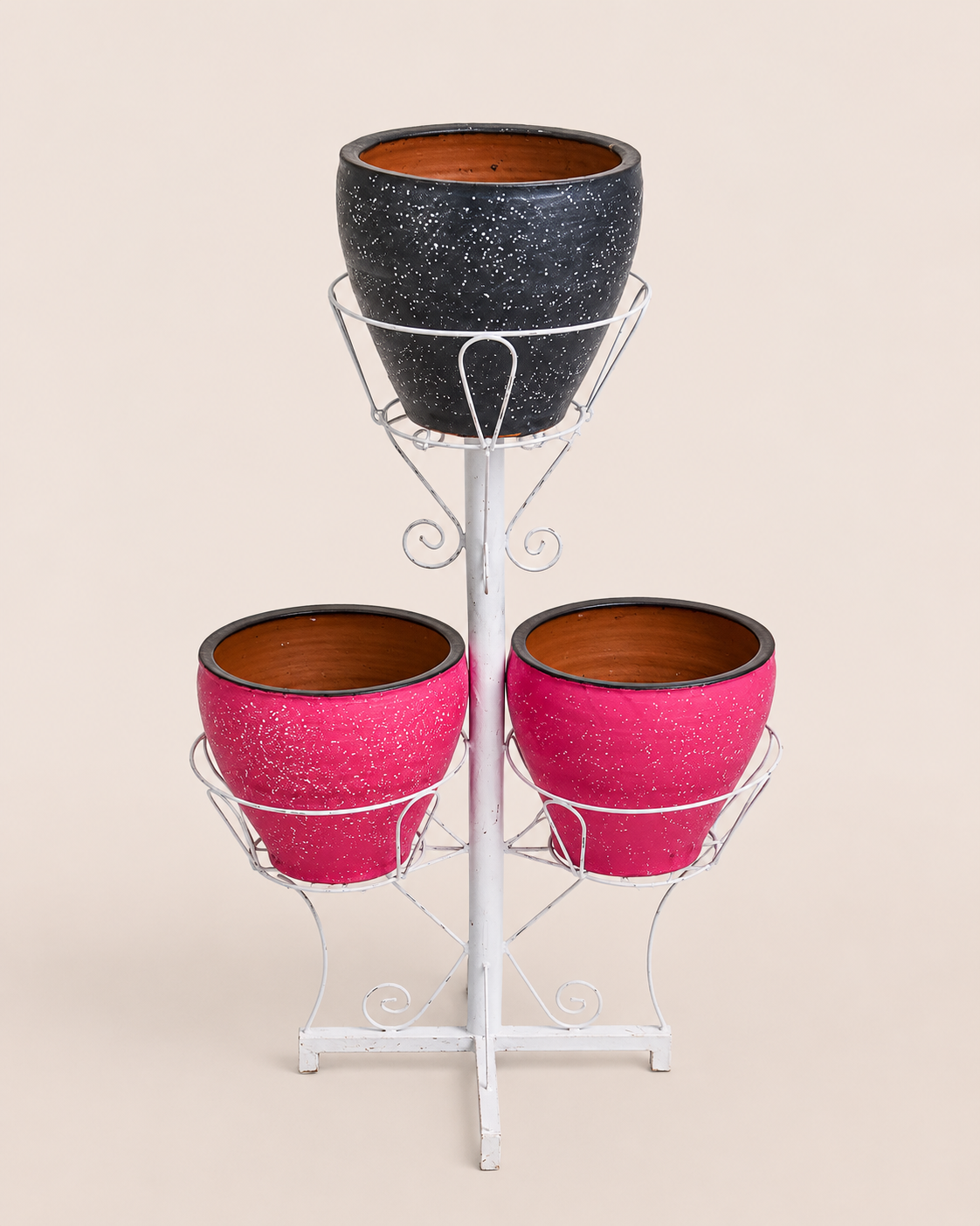 Dufuna Tiered Planter Stand — handcrafted African outdoor by Paulinemumu4 in Kenya