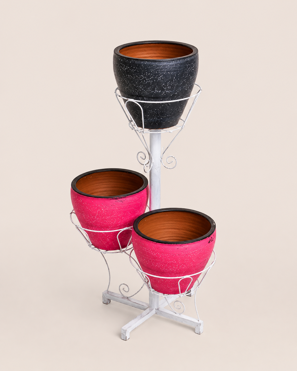 Dufuna Tiered Planter Stand — handcrafted African outdoor by Paulinemumu4 in Kenya (view 2)
