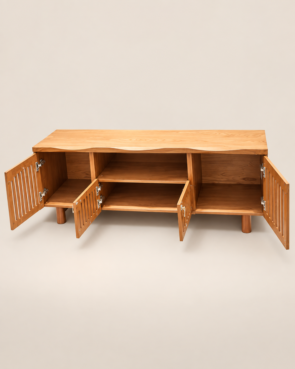 Sokoni TV Stand — handcrafted African furniture by Bency furniture  in Kenya (view 3)