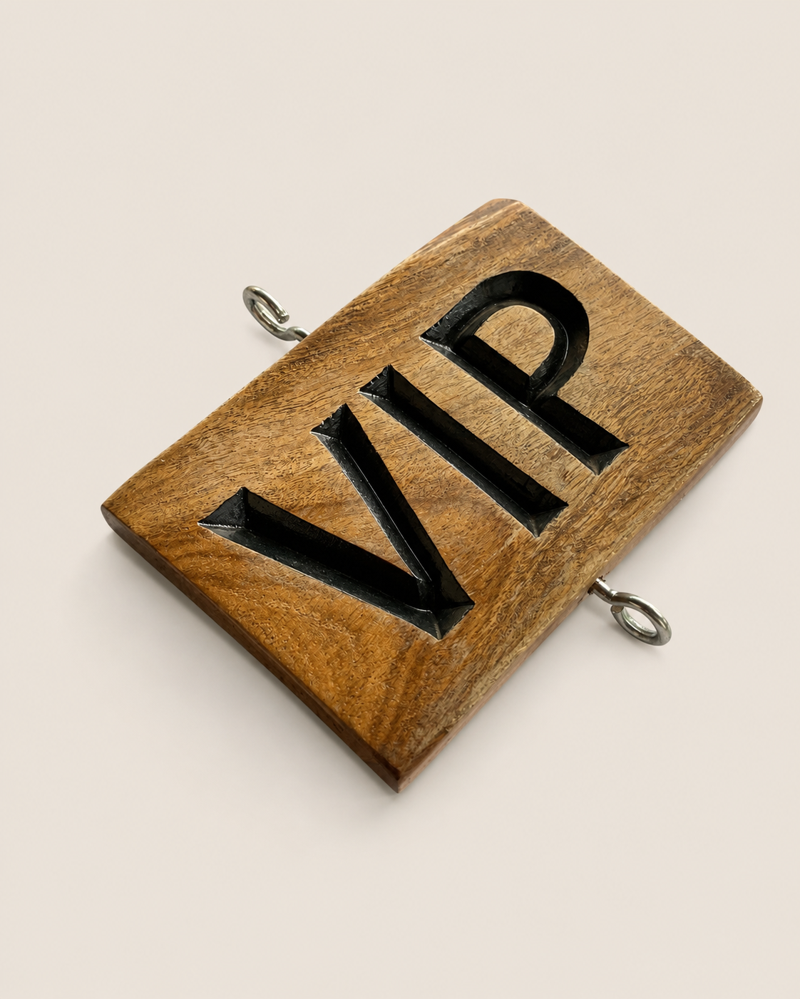 Nne Vipande Hand-Carved Plaque — handcrafted African outdoor by Dankass Art and Signs  in Kenya (view 2)