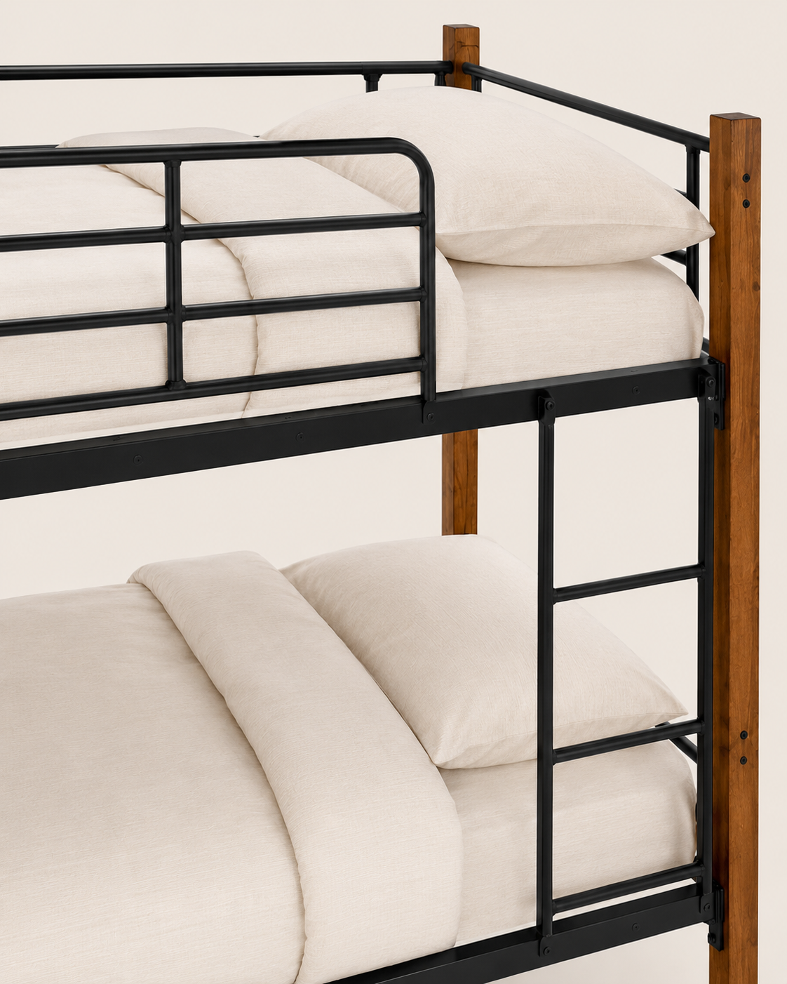 Sidi Bunk Bed — handcrafted African furniture by Kaimosi metals in Kenya (view 4)