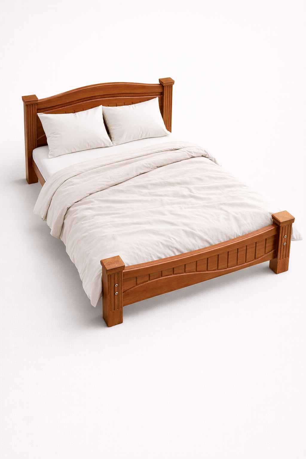 Jua Mahogany Bed 5 by 6 — handcrafted African furniture by Kenyatta furniture in Kenya