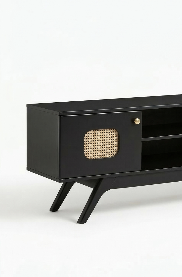 TV Stand Kichaka Console — handcrafted African furniture by Akwalu Furniture  in Kenya (view 4)
