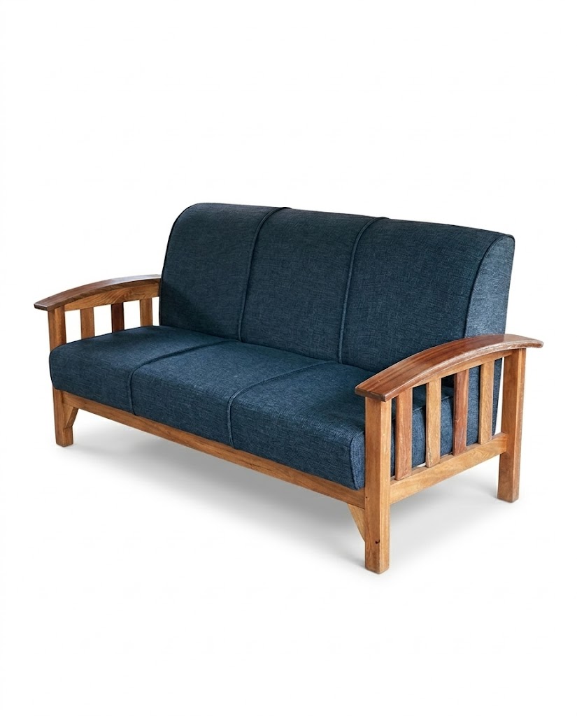 Kikonde Sofa 3 Seater — handcrafted African furniture by Xx funitured in Kenya (view 3)
