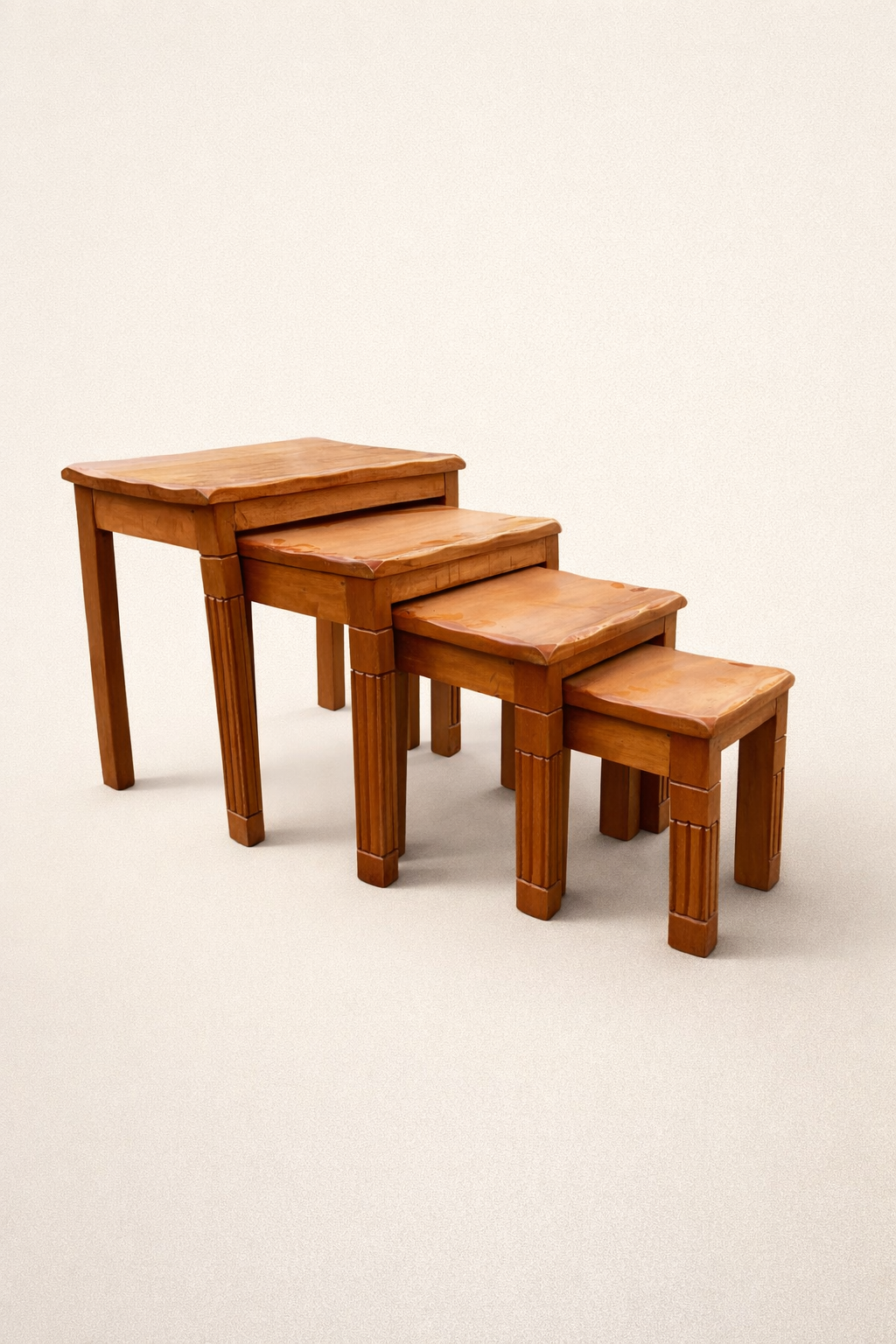 Sankofa Nest of Stools — handcrafted African furniture by Zakayo Elgon furniture  in Kenya (view 2)