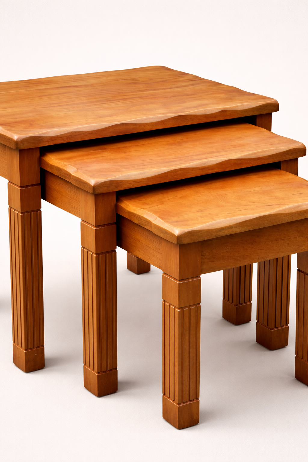 Sankofa Nest of Stools — handcrafted African furniture by Zakayo Elgon furniture  in Kenya (view 3)