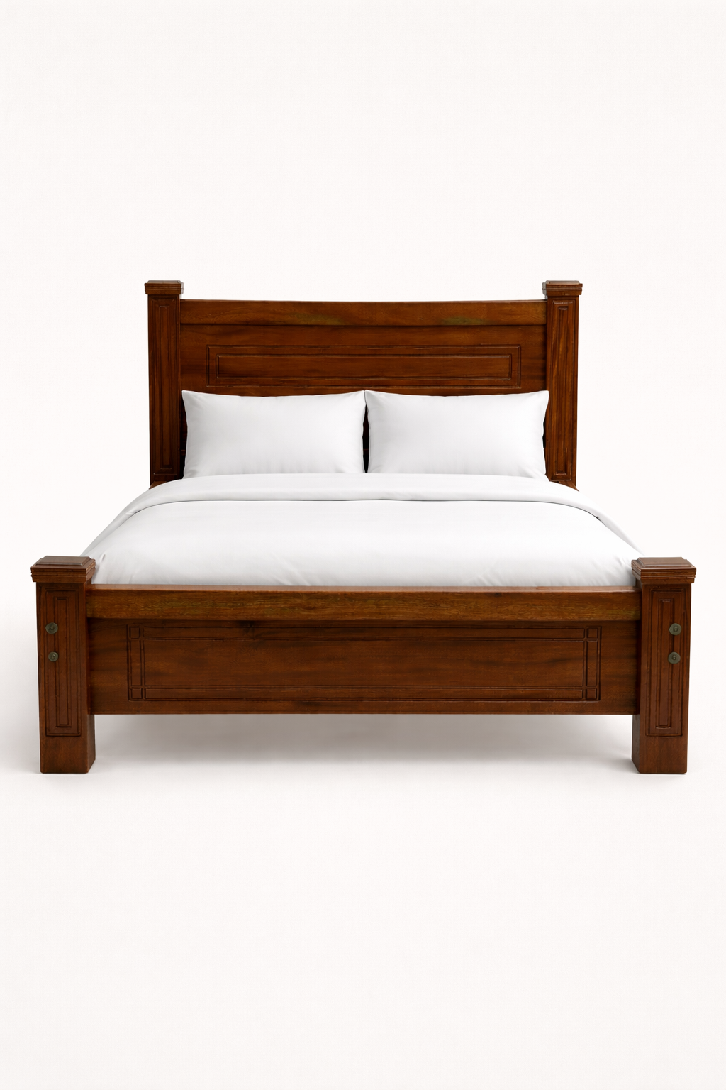 Kaya Bed Frame — handcrafted African furniture by Akwalu Furniture  in Kenya