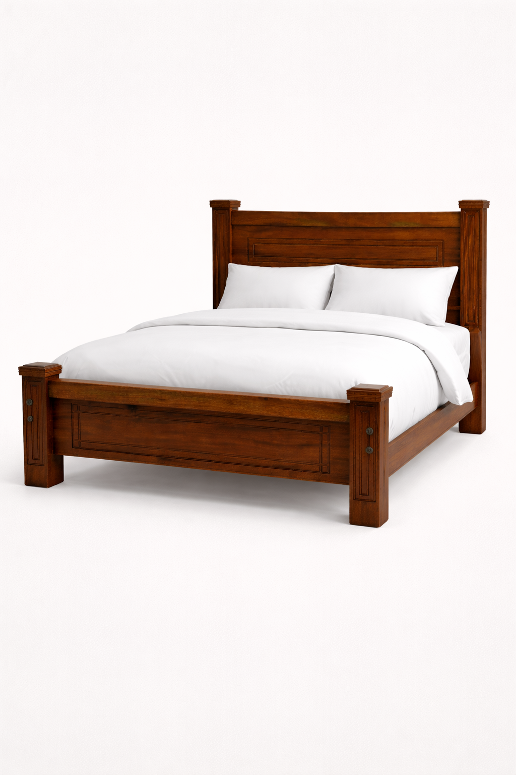 Kaya Bed Frame — handcrafted African furniture by Akwalu Furniture  in Kenya (view 2)