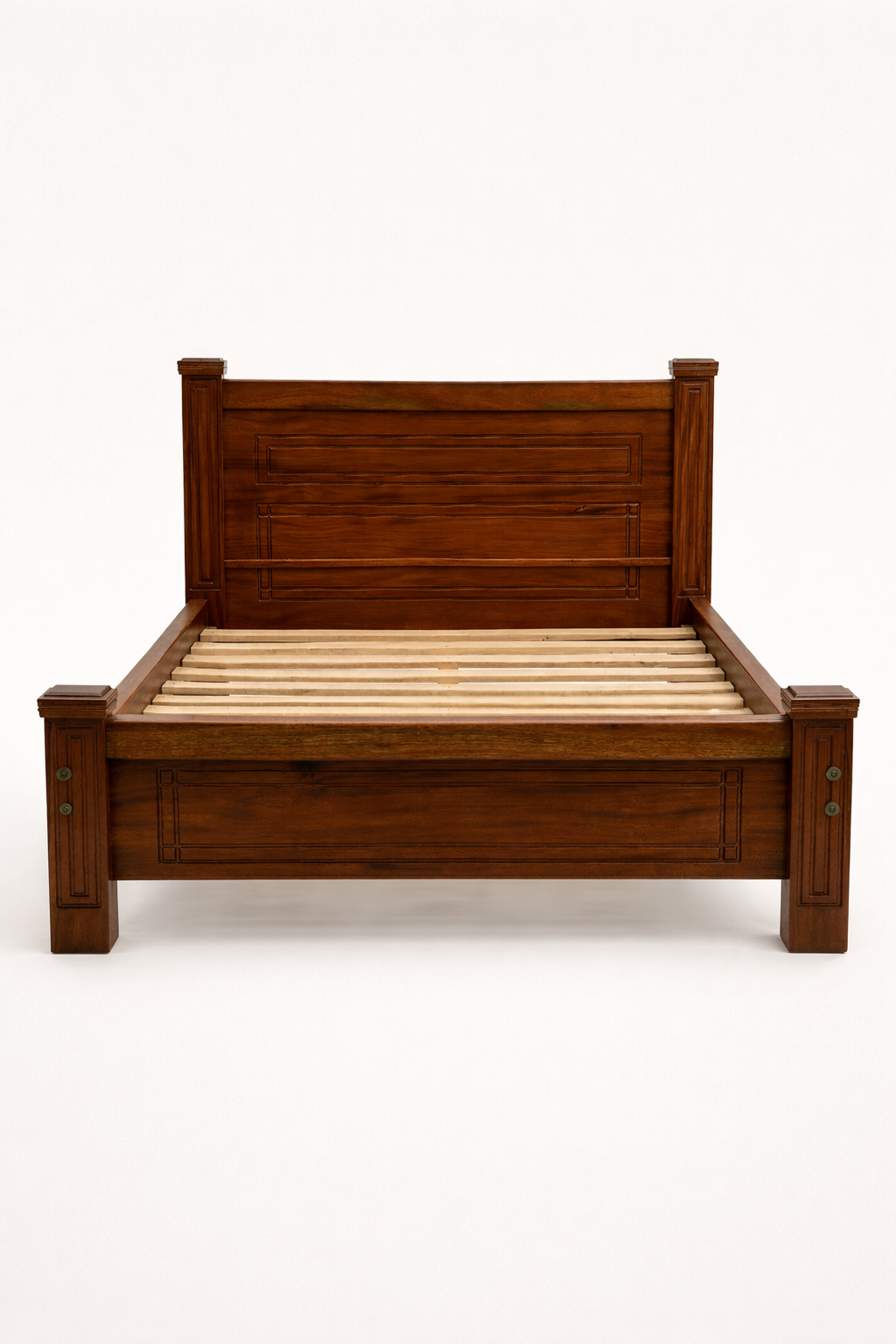Kaya Bed Frame — handcrafted African furniture by Akwalu Furniture  in Kenya (view 3)