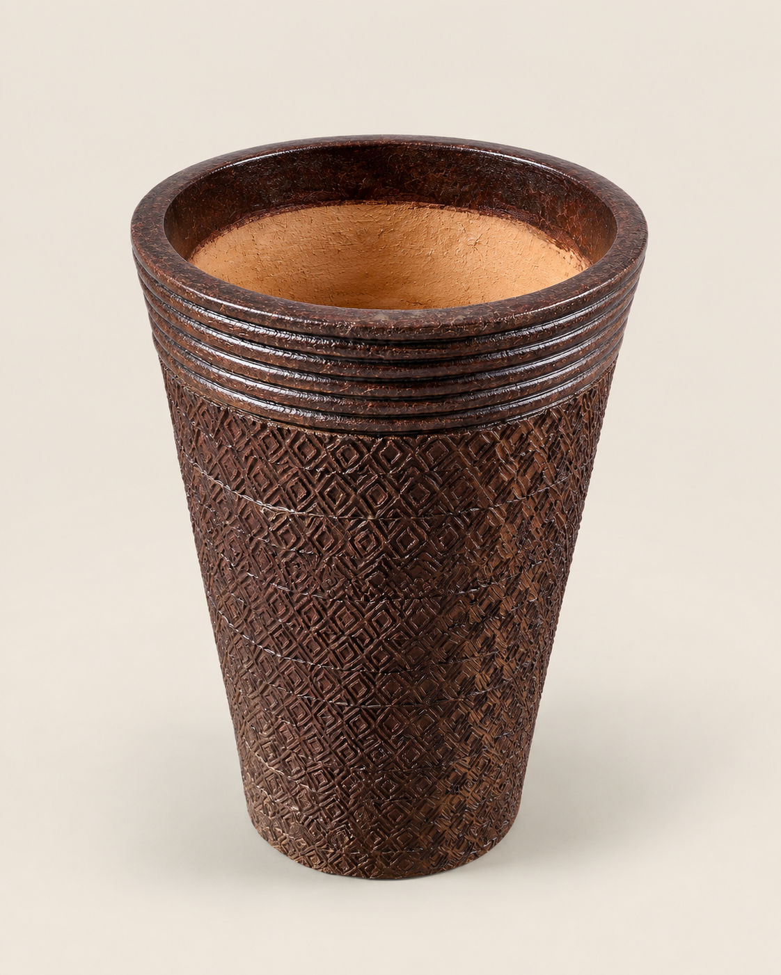 Cibira Heritage Planter — handcrafted African outdoor by Terry scape in Kenya (view 3)