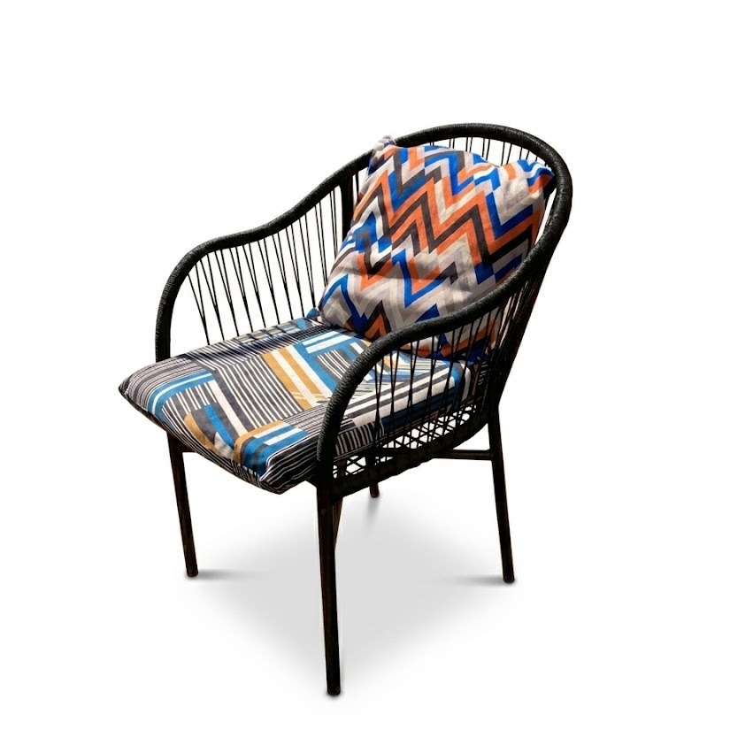 Balcony Seat: Kipepeo Lounge Chair — handcrafted African outdoor by Miche Miche in Kenya (view 2)
