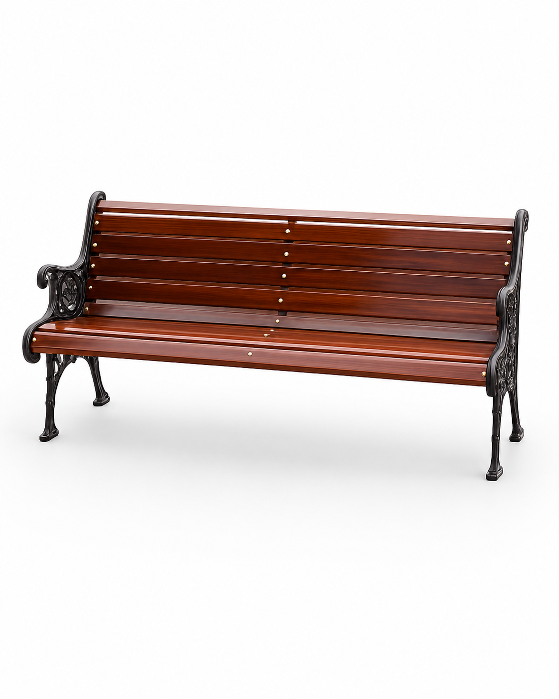 Cafaru Garden Bench — handcrafted African outdoor by Simba hills furniture and metal work in Kenya