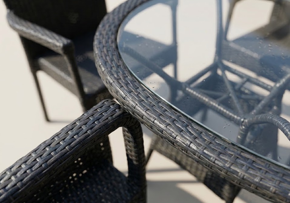 Fuata Rattan Outdoor Dining Set — handcrafted African outdoor by WinStar rattan  in Kenya (view 4)