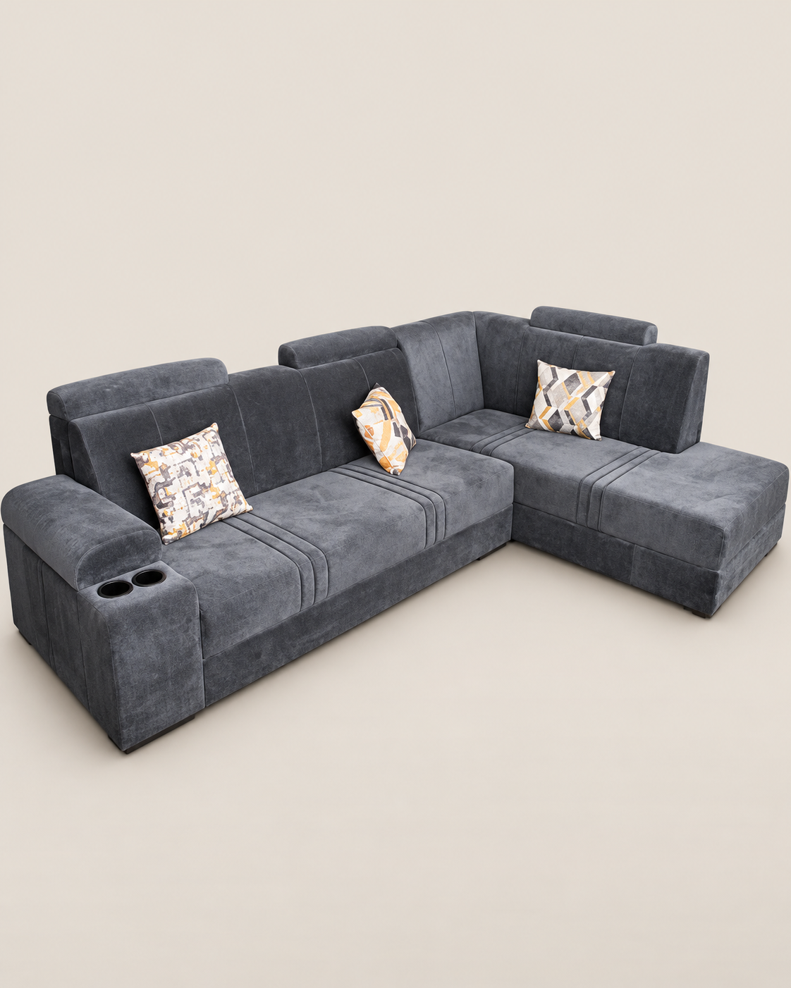 Nzoia Sectional Sofa — handcrafted African furniture by Hi tech furniture  in Kenya (view 2)
