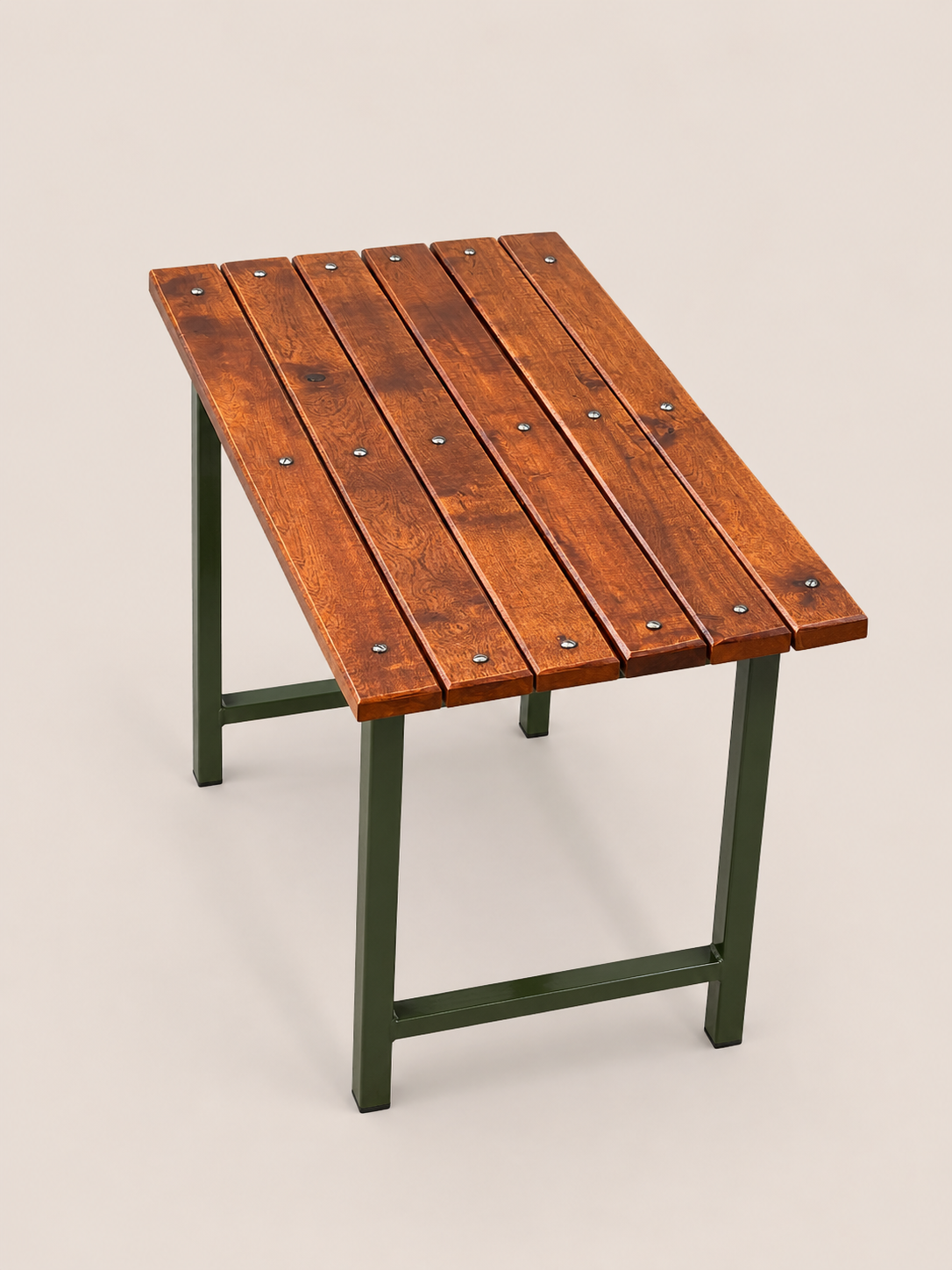 uka Garden Bench — handcrafted African outdoor by Unique metals sliders in Kenya (view 2)