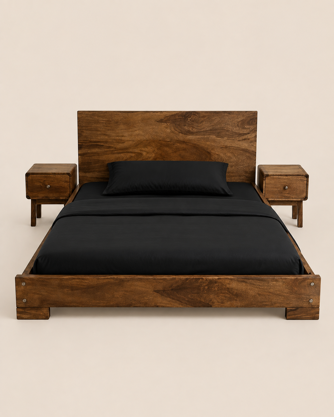 6 by 6 Moyo Heritage Bed — handcrafted African furniture by King Basu furniture and Decor  in Kenya (view 2)
